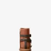 Abigail-Stiefelette aus Leder und charakteristischem Logobesatz Abigail-Stiefelette aus Leder und charakteristischem Logobesatz