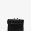 Aktentasche aus genarbtem Hudson-Leder