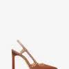 Alora handgenähte Slingback-Pumps aus Leder Alora handgenähte Slingback-Pumps aus Leder
