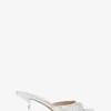 Anita Metallic-Sandale aus Leder mit Krokodilprägung Anita Metallic-Sandale aus Leder mit Krokodilprägung