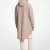Anorak aus stückgefärbter Stretch-Baumwollpopeline
