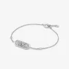 Armband mit Pavé-Edelmetallbeschichtung und Empire-Logo aus Sterlingsilber Armband mit Pavé-Edelmetallbeschichtung und Empire-Logo aus Sterlingsilber