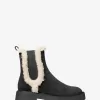 Asher-Stiefel aus Wildleder und Lammfellimitat Asher-Stiefel aus Wildleder und Lammfellimitat