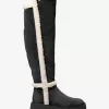 Asher-Stiefel aus Wildleder und Lammfellimitat Asher-Stiefel aus Wildleder und Lammfellimitat