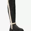 Asher-Stiefel aus Wildleder und Lammfellimitat Asher-Stiefel aus Wildleder und Lammfellimitat