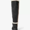 Asher-Stiefel aus Wildleder und Lammfellimitat Asher-Stiefel aus Wildleder und Lammfellimitat