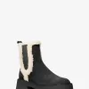Asher-Stiefel aus Wildleder und Lammfellimitat Asher-Stiefel aus Wildleder und Lammfellimitat