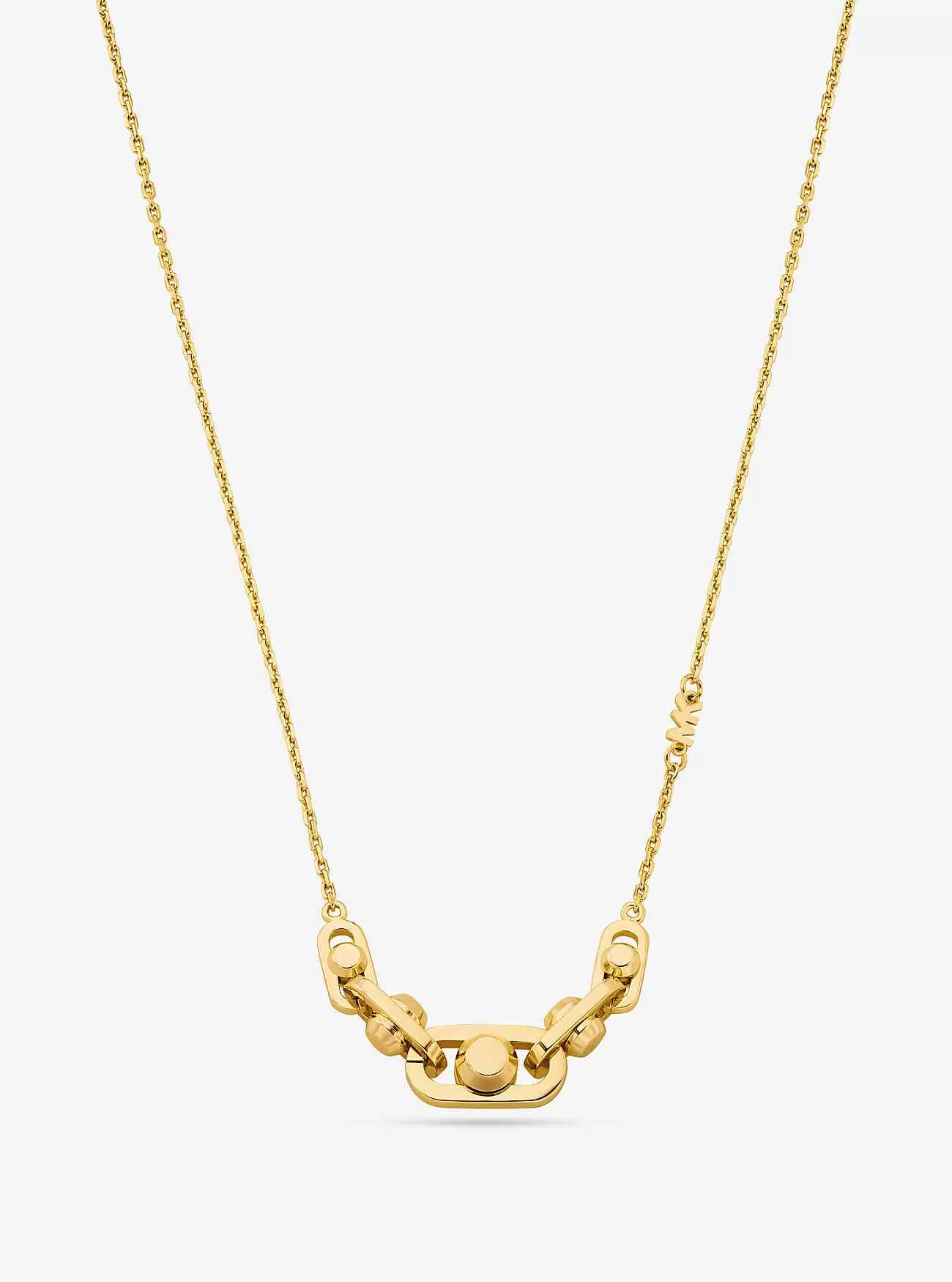 Astor-Gliederkette aus Sterlingsilber mit Edelmetallbeschichtung