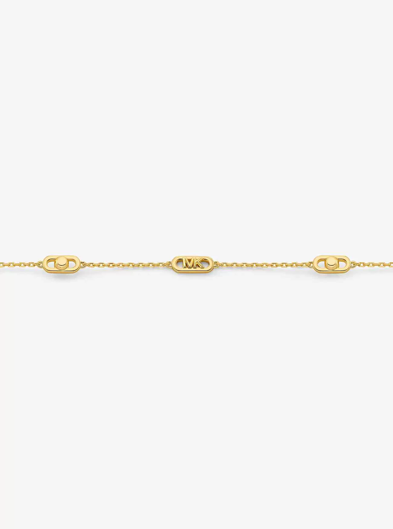 Astor Link Kleine Halskette aus Sterlingsilber mit Edelmetallbeschichtung