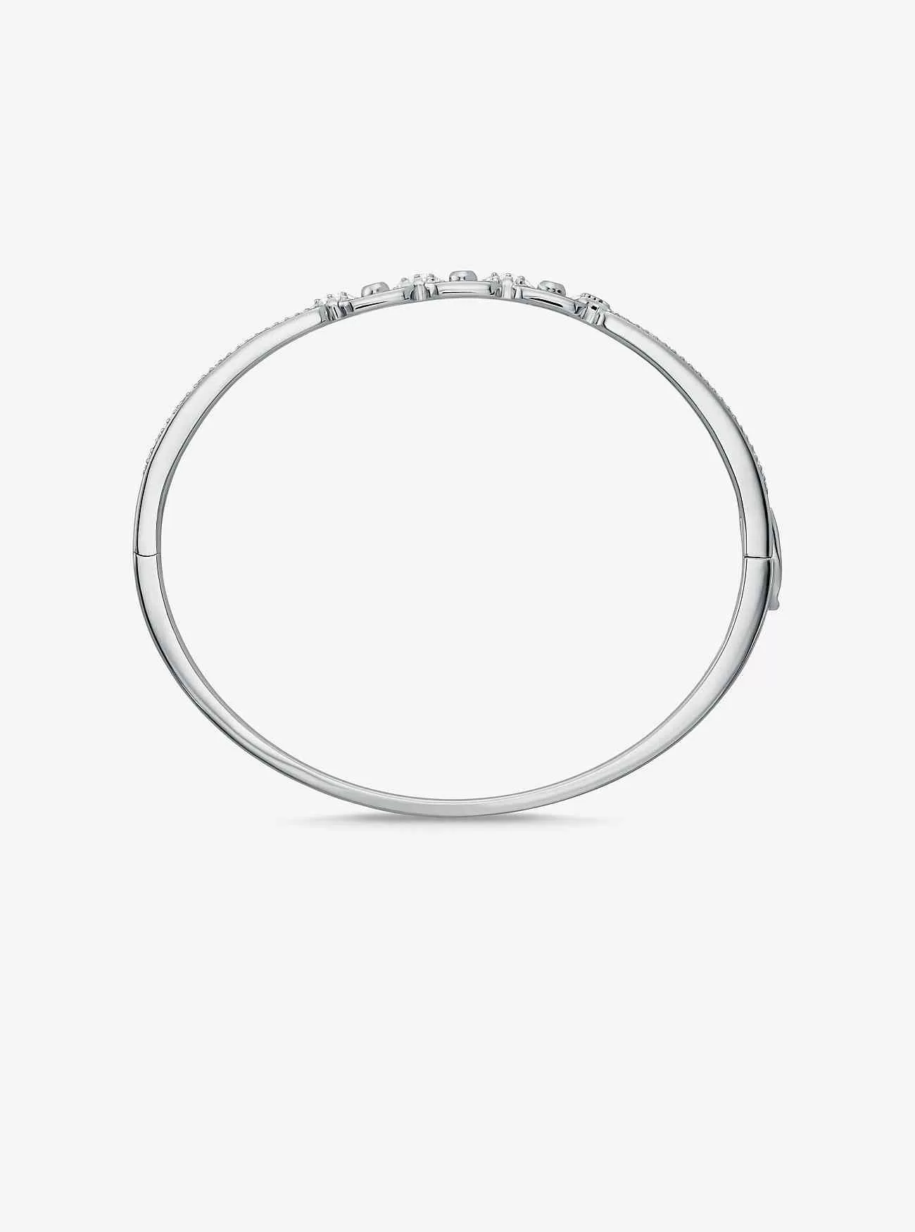 Astor Link Kleiner Pavé-Armreif aus Sterlingsilber mit Edelmetallbeschichtung