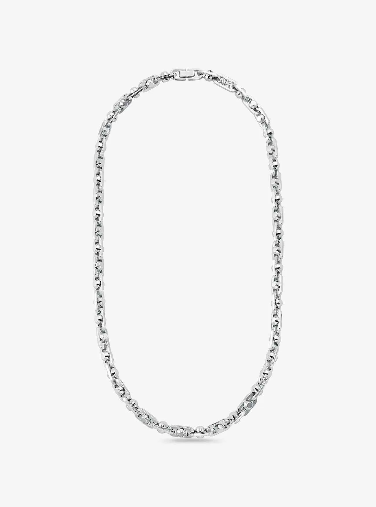 Astor Link Mittelgroße Halskette aus edelmetallbeschichtetem Messing