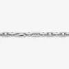 Astor Link Mittelgroße Pavé-Halskette aus edelmetallbeschichtetem Messing