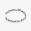 Astor Link Mittelgroßes Pavé-Armband aus Messing mit Edelmetallbeschichtung Astor Link Mittelgroßes Pavé-Armband aus Messing mit Edelmetallbeschichtung