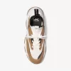 Atlas Stretch-Sneaker aus Strick und Leder