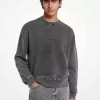 Baumwoll-Sweatshirt mit Rundhalsausschnitt Baumwoll-Sweatshirt mit Rundhalsausschnitt