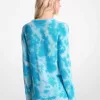 Bedruckter Kaschmirpullover