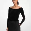 Body aus Stretch-Samt Body aus Stretch-Samt