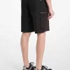Cargoshorts aus Baumwollpopeline mit Reißverschluss Cargoshorts aus Baumwollpopeline mit Reißverschluss