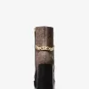 Carlisle-Plateaustiefel aus Leder und Empire-Monogramm Carlisle-Plateaustiefel aus Leder und Empire-Monogramm