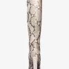 Carly Python geprägter Lederstiefel Carly Python geprägter Lederstiefel