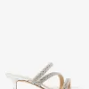 Celia verzierte metallische Kitten-Sandale Celia verzierte metallische Kitten-Sandale