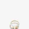 Celia verzierte metallische Kitten-Sandale Celia verzierte metallische Kitten-Sandale