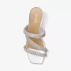 Celia verzierte metallische Kitten-Sandale Celia verzierte metallische Kitten-Sandale