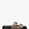 Colby Empire Monogram Flatform Slide Sandale Colby Empire Monogram Flatform Slide Sandale