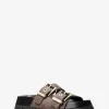 Colby Empire Monogram Flatform Slide Sandale Colby Empire Monogram Flatform Slide Sandale