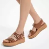 Colby Flatform-Sandale aus Leder Colby Flatform-Sandale aus Leder