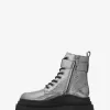 Colby-Knisterstiefel aus Metallic-Leder Colby-Knisterstiefel aus Metallic-Leder