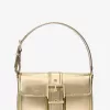 Colby Mittelgroße Umhängetasche aus Metallic-Leder Colby Mittelgroße Umhängetasche aus Metallic-Leder