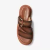 Colby Plateausandale aus brüniertem Leder Colby Plateausandale aus brüniertem Leder