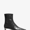 Cosmo Lederstiefel mit Krokodilprägung Cosmo Lederstiefel mit Krokodilprägung