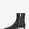 Cosmo Lederstiefel mit Krokodilprägung Cosmo Lederstiefel mit Krokodilprägung