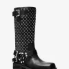 Crosby Motorradstiefel aus Leder mit Ösen Crosby Motorradstiefel aus Leder mit Ösen
