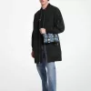 Darrington Mini Empire Diamond Jacquard Denim-Umhängetasche