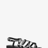 Darrington-Sandale aus geknistertem Leder Darrington-Sandale aus geknistertem Leder