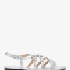 Darrington-Sandale aus knisterndem Metallic-Leder Darrington-Sandale aus knisterndem Metallic-Leder