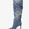Dawn-bespritzter Jeansstiefel Dawn-bespritzter Jeansstiefel