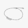 Edelmetallbeschichtetes Sterlingsilber-Pavé-Empire-Logo-Kettengliederarmband Edelmetallbeschichtetes Sterlingsilber-Pavé-Empire-Logo-Kettengliederarmband