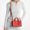 Extra kleine Umhängetasche Scarlett aus Leder