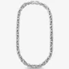Extragroße Astor Link Pavé-Halskette aus edelmetallbeschichtetem Messing Extragroße Astor Link Pavé-Halskette aus edelmetallbeschichtetem Messing
