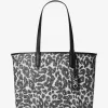 Extragroße Eliza-Einkaufstasche mit Leoparden-Logo Extragroße Eliza-Einkaufstasche mit Leoparden-Logo