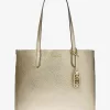Extragroße Wende-Tragetasche Eliza aus gekrispeltem Metallic-Leder Extragroße Wende-Tragetasche Eliza aus gekrispeltem Metallic-Leder