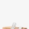 Flache Sandale mit Mandy Signature-Logo Flache Sandale mit Mandy Signature-Logo