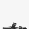 Flache Sandale „Mandy“ aus Leder Flache Sandale „Mandy“ aus Leder