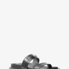 Flache Sandale „Mandy“ aus Leder Flache Sandale „Mandy“ aus Leder