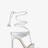 Gabriella Schnürsandale aus Metallic-Leder Gabriella Schnürsandale aus Metallic-Leder