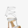 Gabriella Schnürsandale aus Metallic-Leder Gabriella Schnürsandale aus Metallic-Leder
